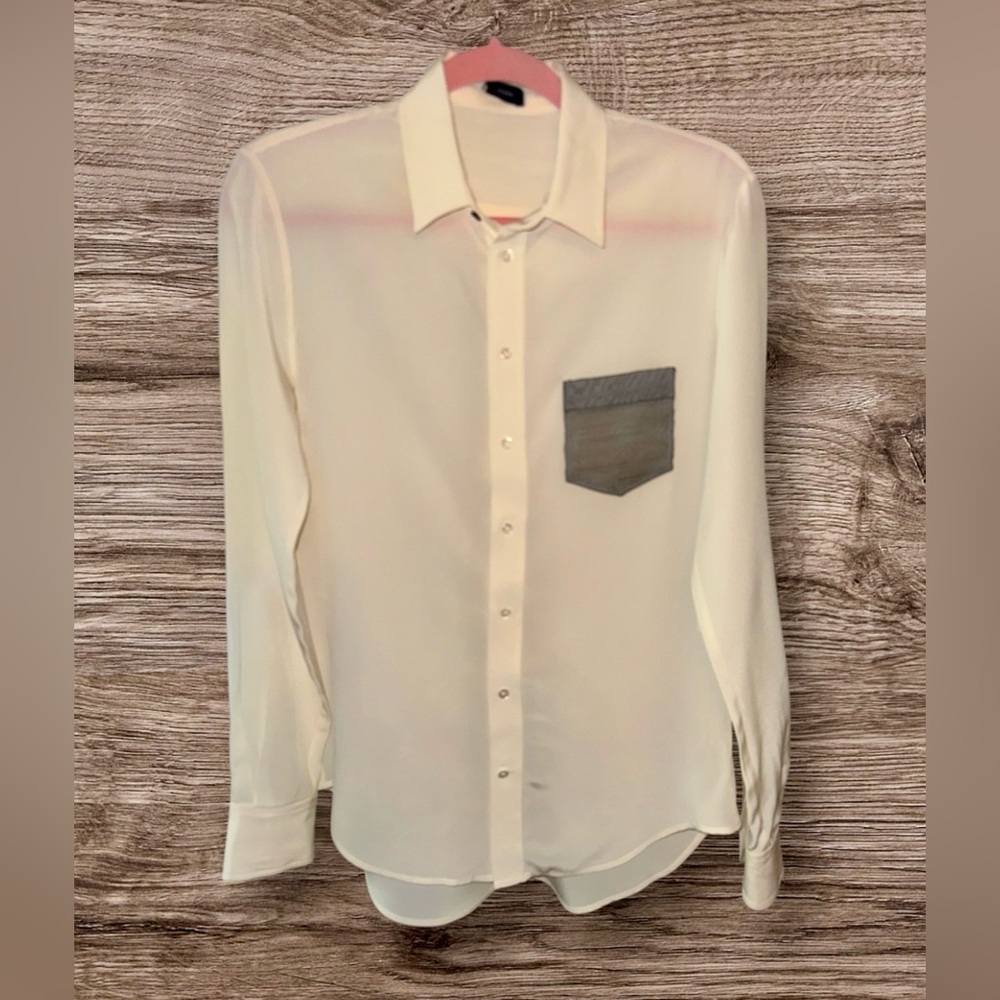 JOSEPH 100% SILK WOMENS‎ BLOUSE SIZE 4O